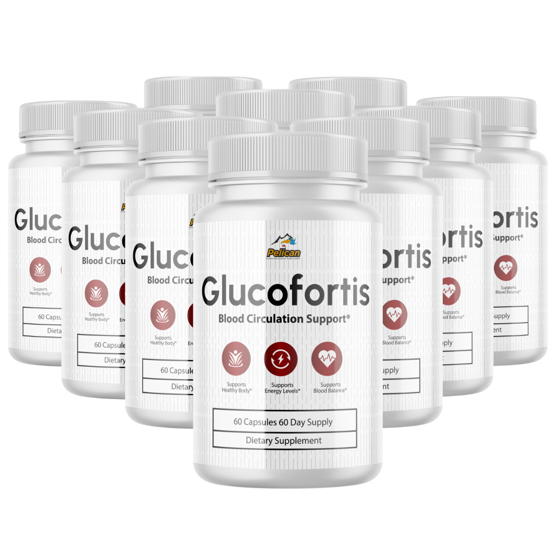 Glucofortis- Blood Sugar Support- 10 Bottles- 600 Capsules