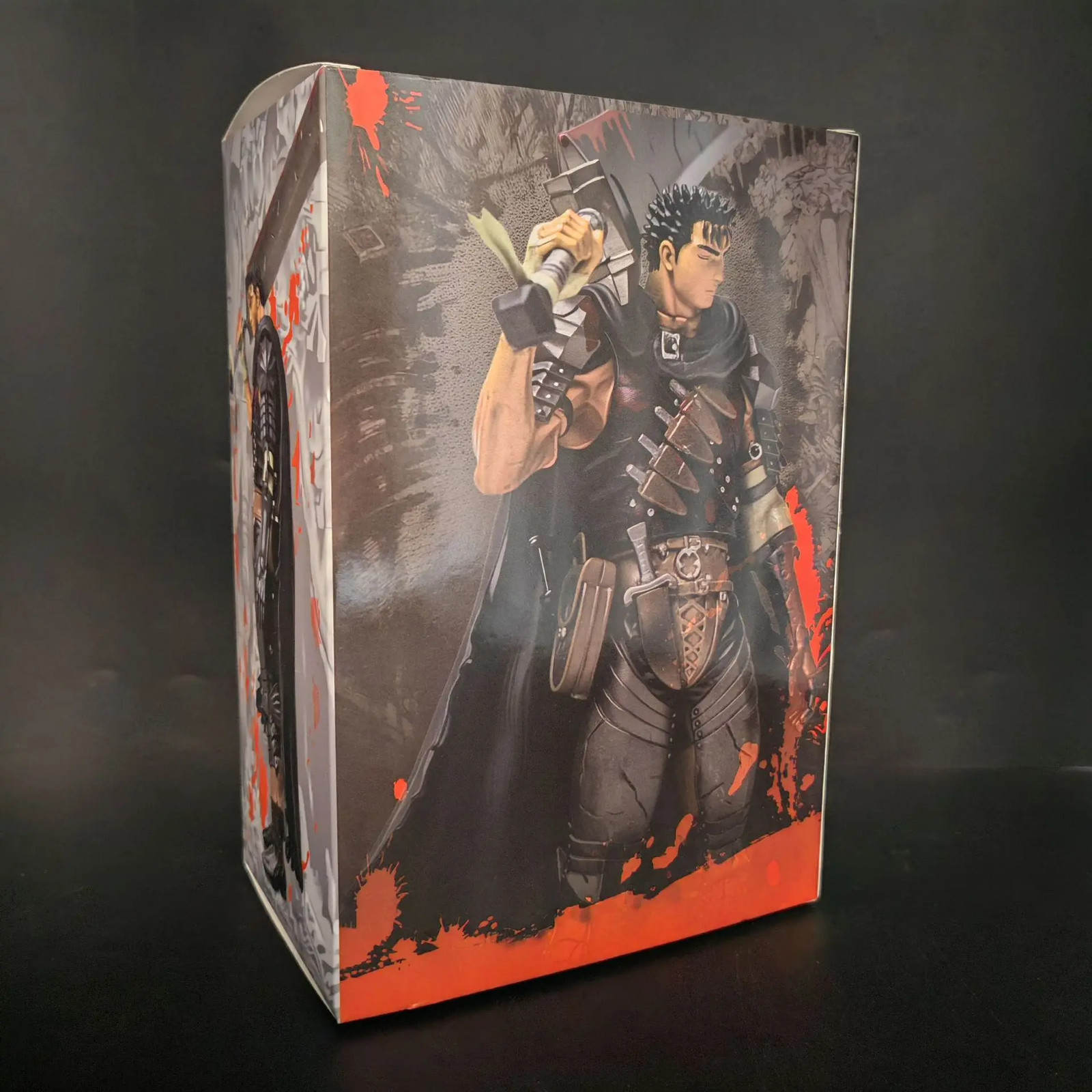 Berserk Guts Bloodstained Anime Action Figure Collectible Desktop Statue 2026
