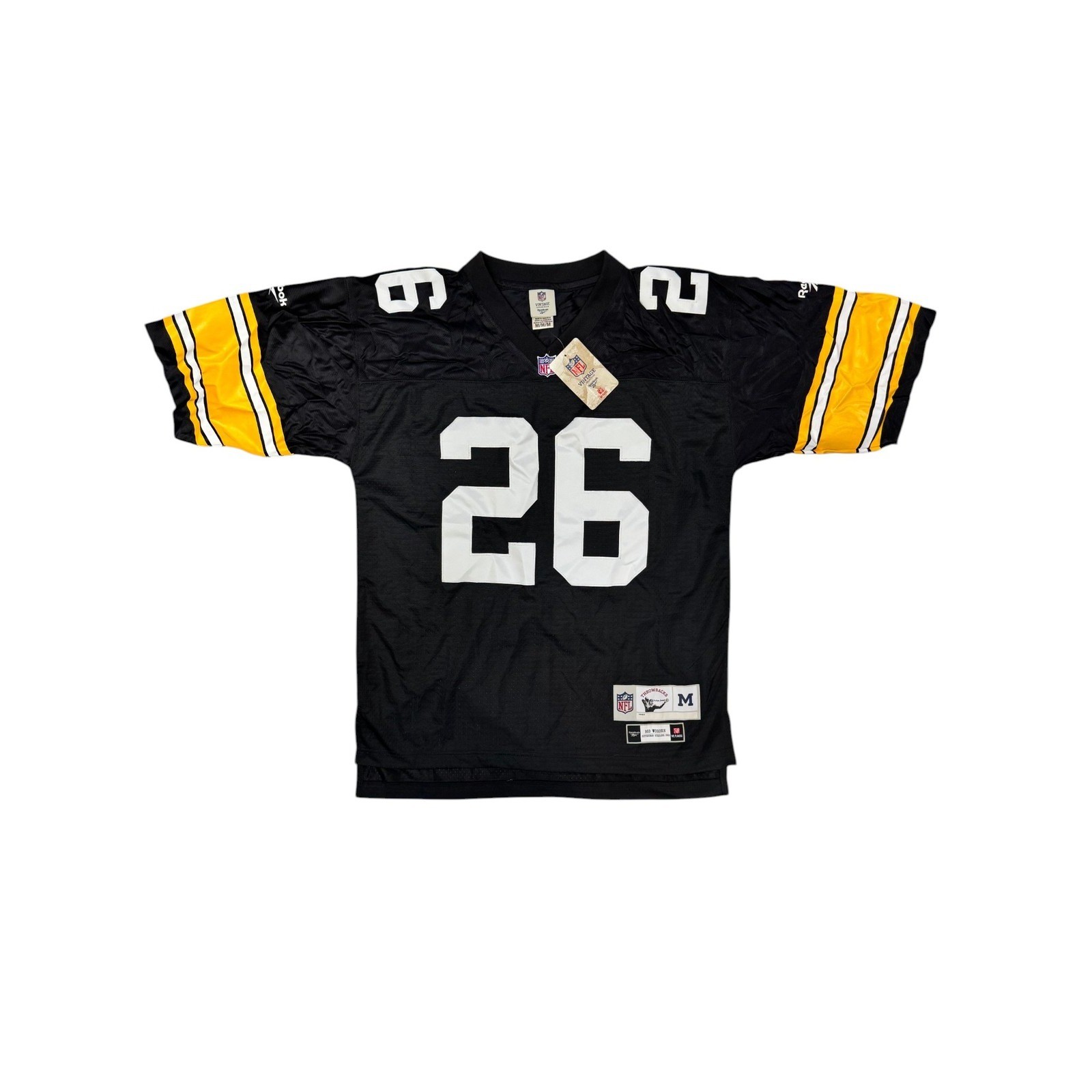 Reebok Rod Woodson Pittsburgh Steelers NFL Vintage Throwback Jersey Black Men\'s Reebok Rod Woodson Pittsburgh Steelers NFL Vintage Throwback Jersey Black Men\'s