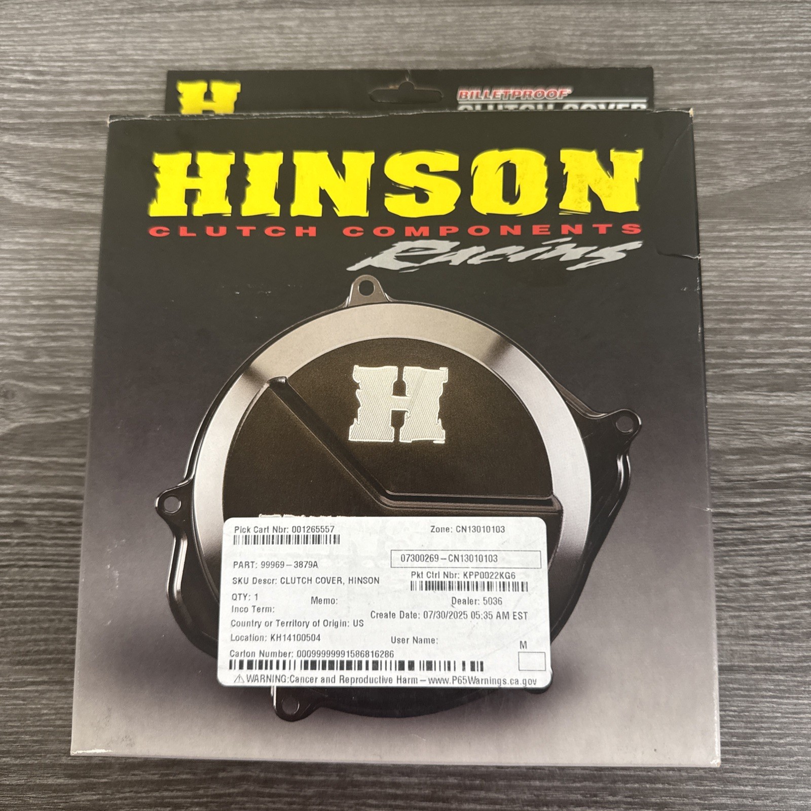 Hinson Billetproof Clutch Cover Fits 2022-2025 KAWASAKI KX450 KX450X KX450SR Hinson Billetproof Clutch Cover Fits 2022-2025 KAWASAKI KX450 KX450X KX450SR