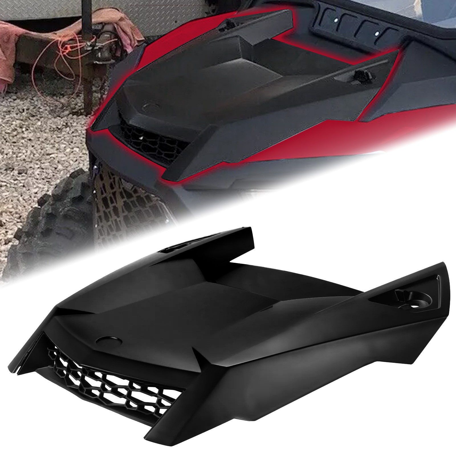 Hood Scoop Air Intake For Polaris RZR XP TURBO RZR XP 1000/4 1000 2019-2023 Hood Scoop Air Intake For Polaris RZR XP TURBO RZR XP 1000/4 1000 2019-2023