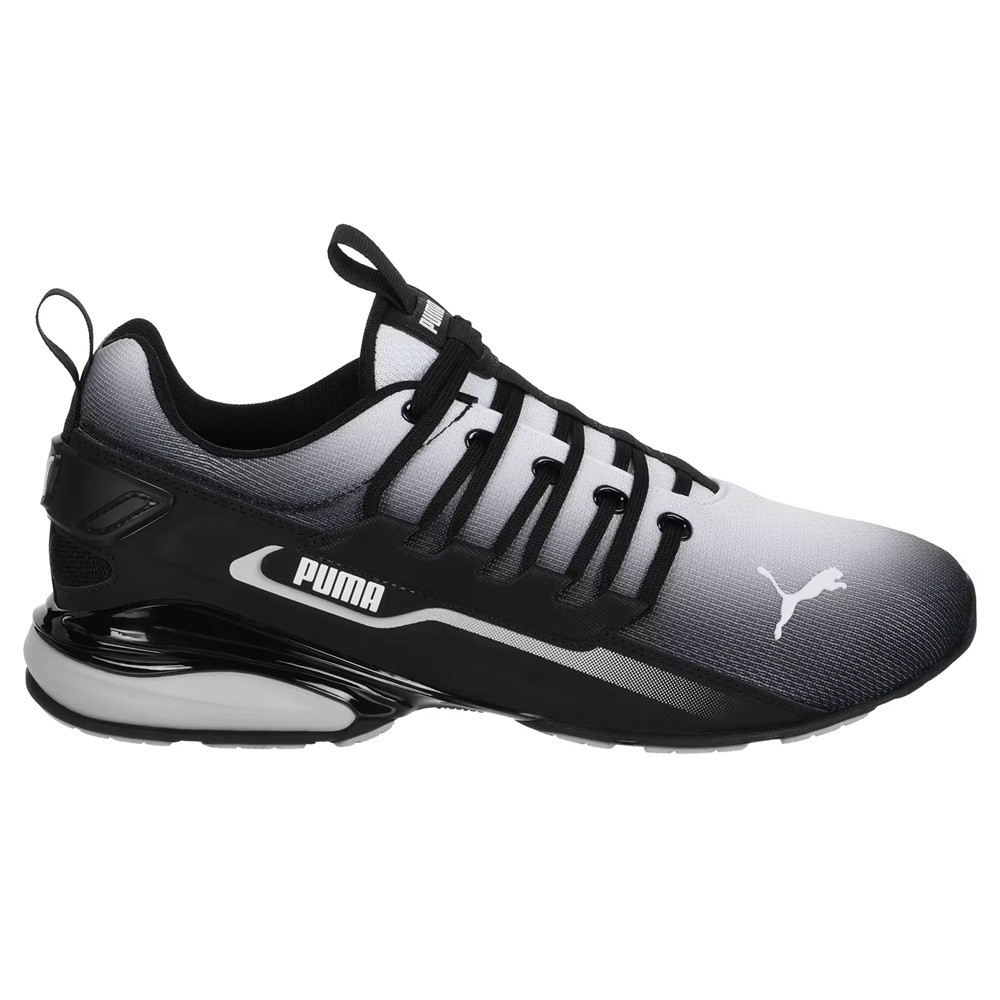 Men\'s Puma Axelion 2 Fade Puma Black-Puma White-Cool Lht Gray (314572 02)