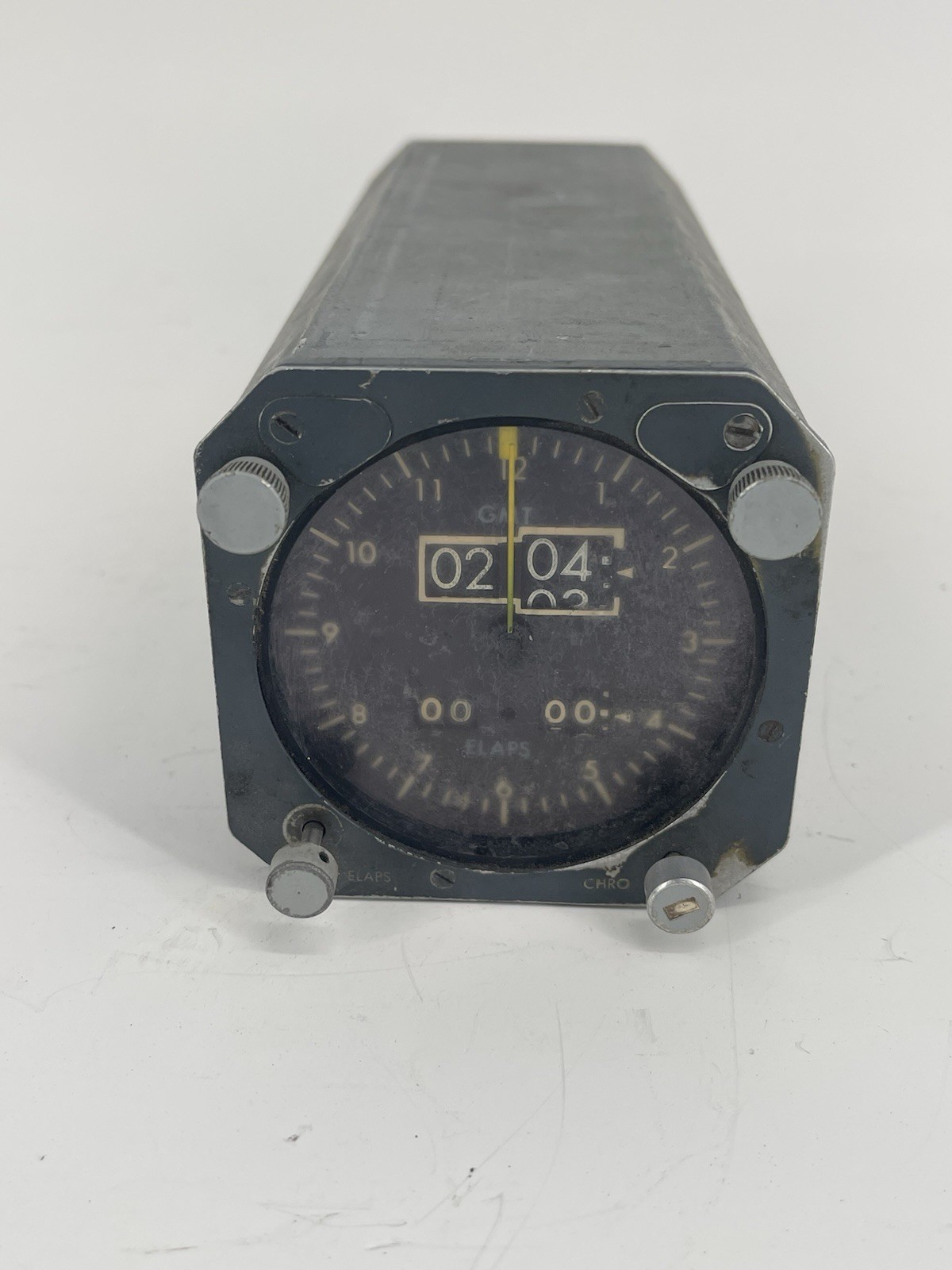 A.W. Haydon A15589 Aircraft Electronic Clock Chronograph Vintage 1975 Boeing