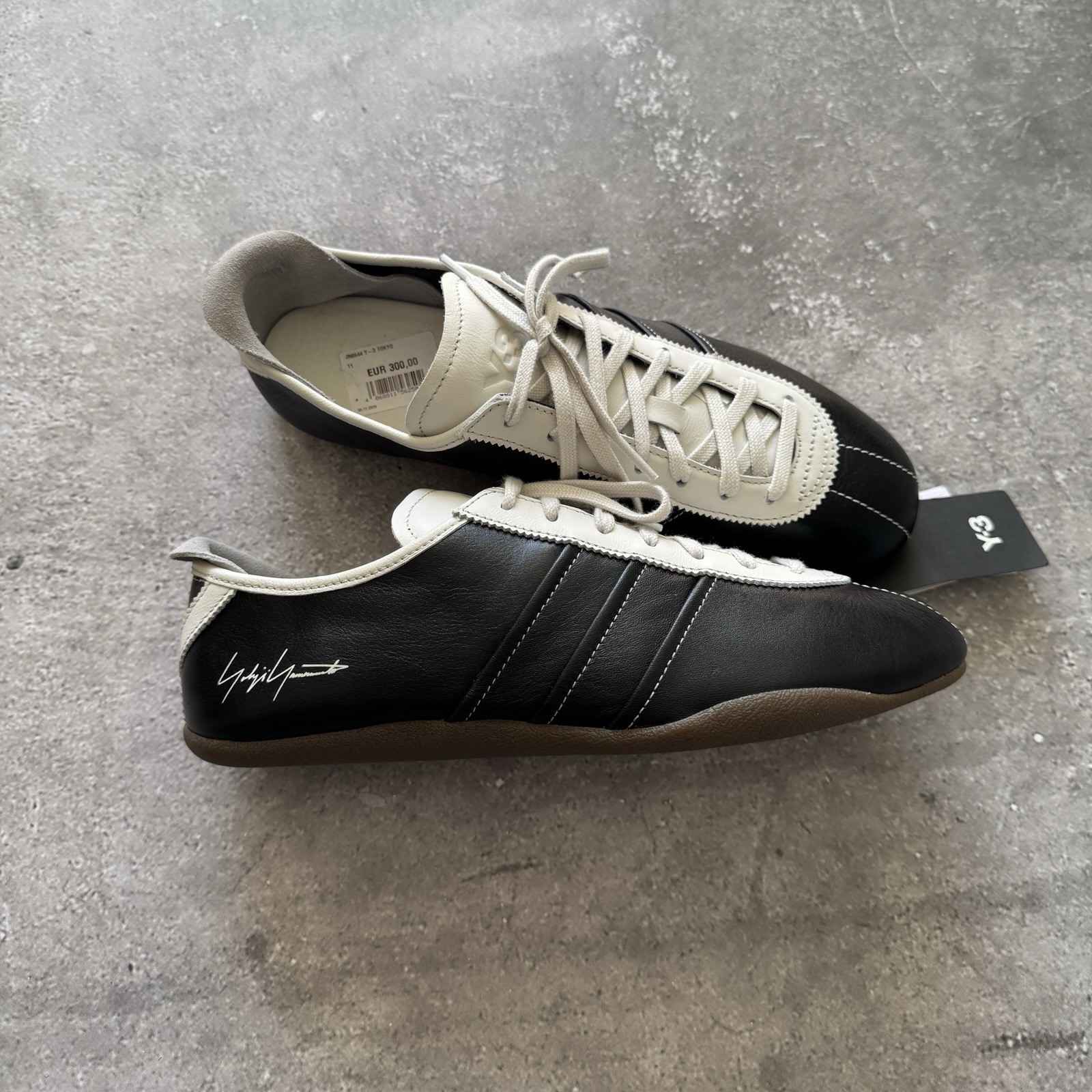 ADIDAS x YOHJI YAMAMOTO Y-3 TOKYO BLACK SHOES JR6644 SIZE US 8 UK 7.5 EU 41.5