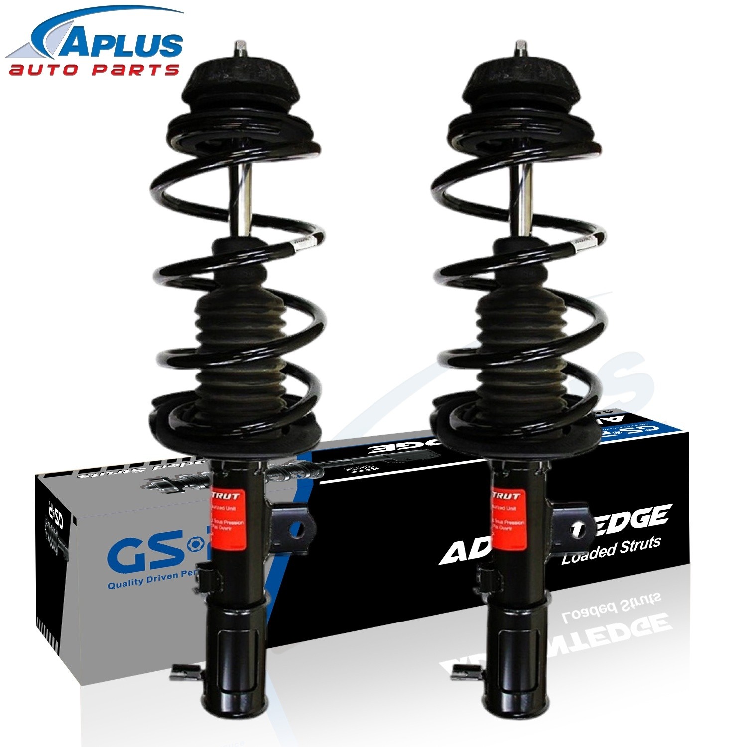 Front Pair Suspension Struts & Coil Spring Assembly Set For 12-17 Kia Rio