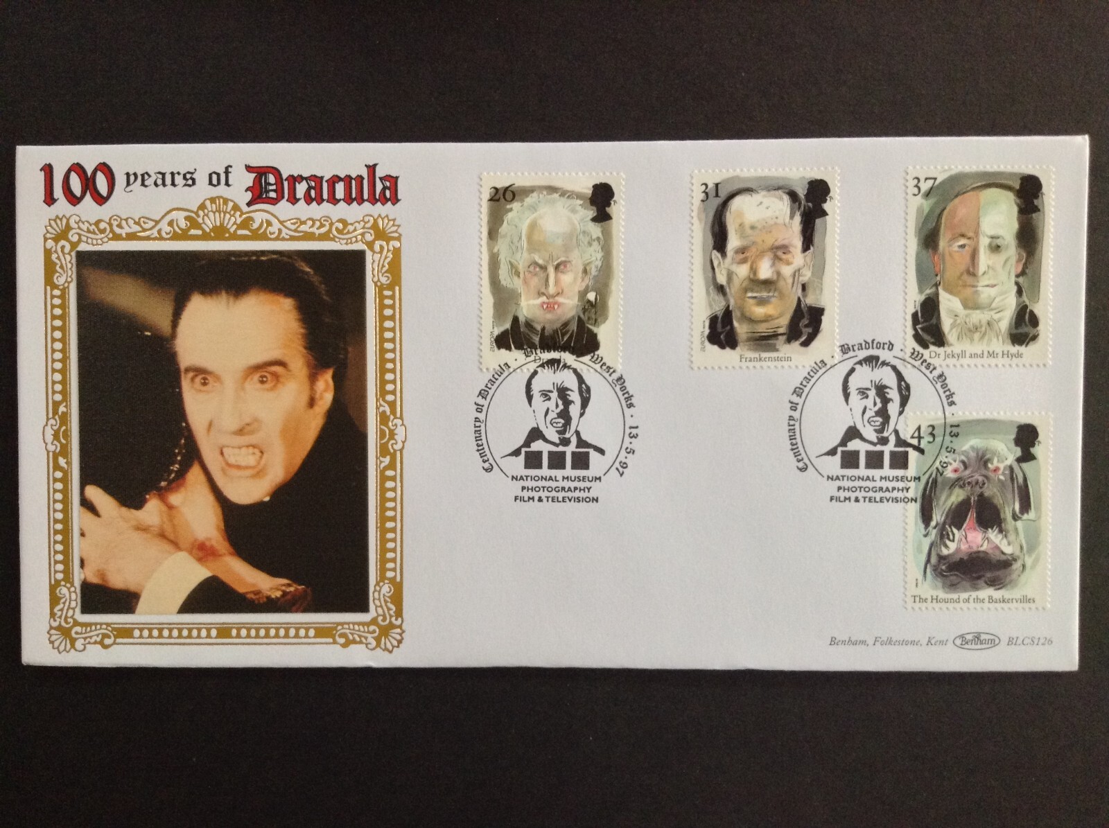 GB Benham 1997 Tales of Horror Set on Dracula First Day Cover - Bradford S/H/S