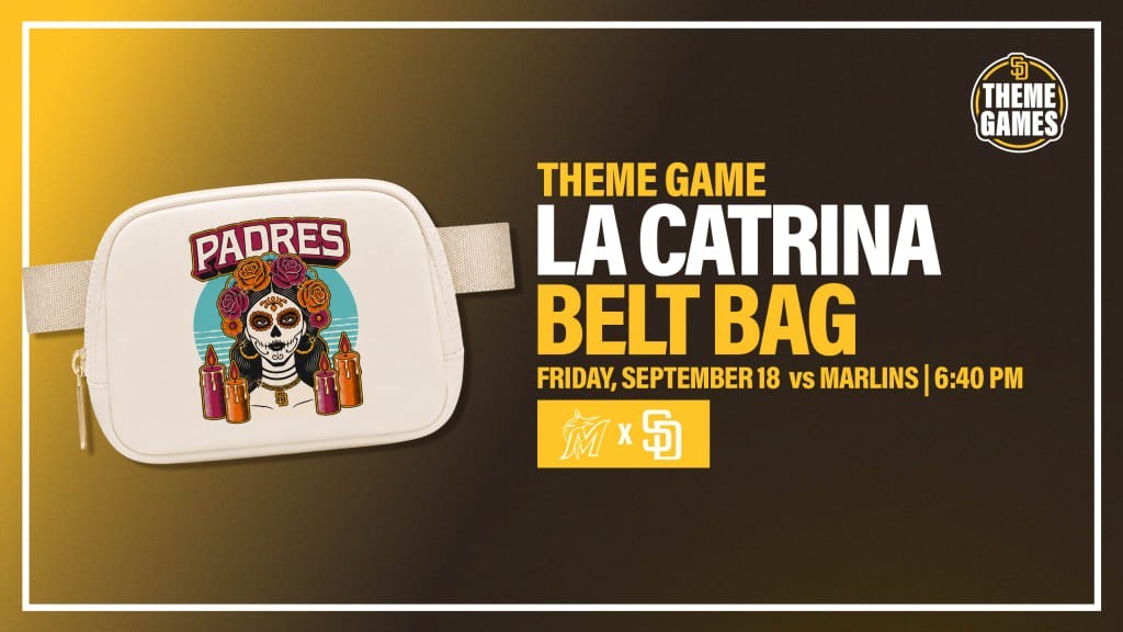 PRESALE San Diego Padres La Catrina Belt Bag 9/18/ 2026 Theme Night City Connect PRESALE San Diego Padres La Catrina Belt Bag 9/18/ 2026 Theme Night City Connect