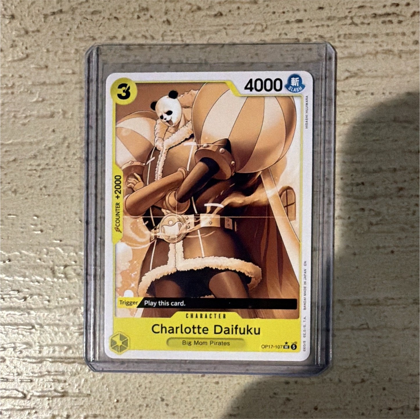 Bandai One Piece CCG Charlotte Daifuku OP17-107 (Pandaman)