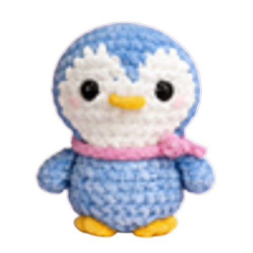 The Gurumi Penguin Crochet Kit, Penguen Örgü Öğrenme Kiti, From Turkiye (Turkey)