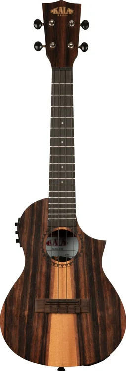 Kala Amara Tri-Top Concert Acoustic-electric Ukulele w/ Cutaway & EQ - Natural