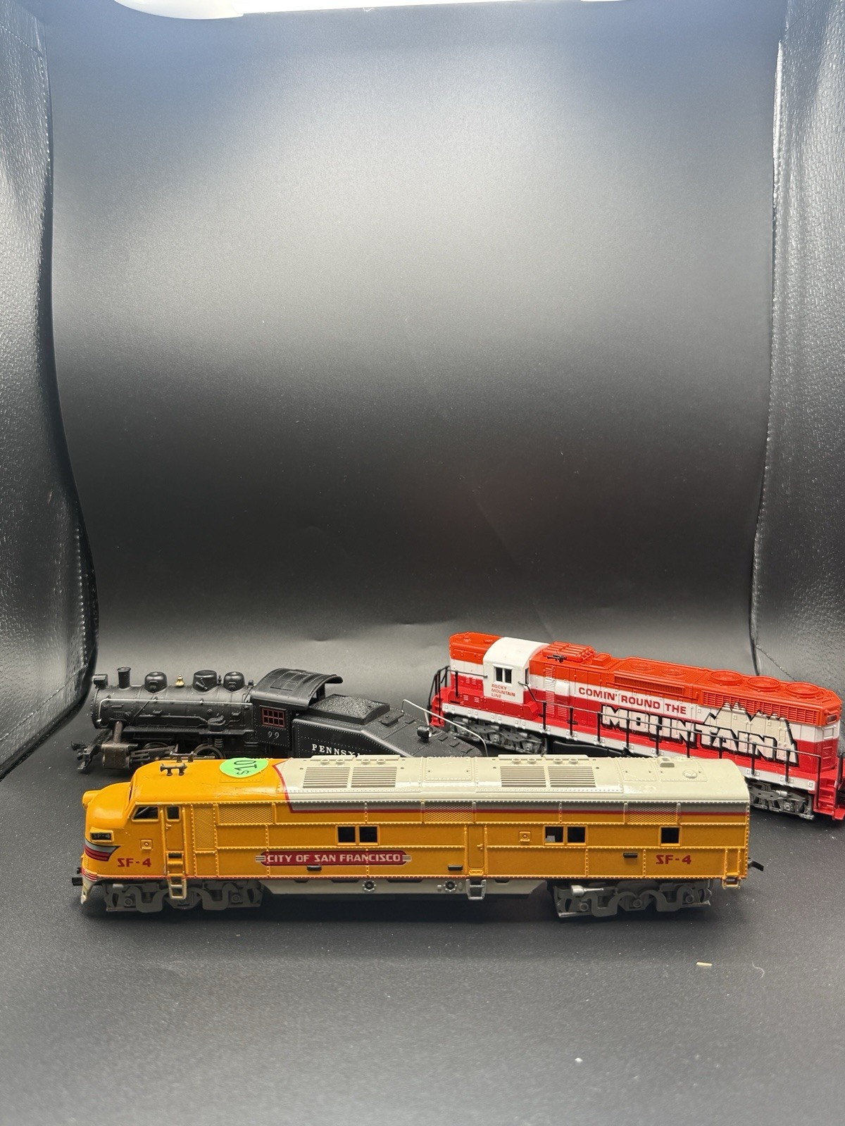 Vintage Mantua TYCO HO Rocky Mountain Lot 3 DC Model Train Not Working