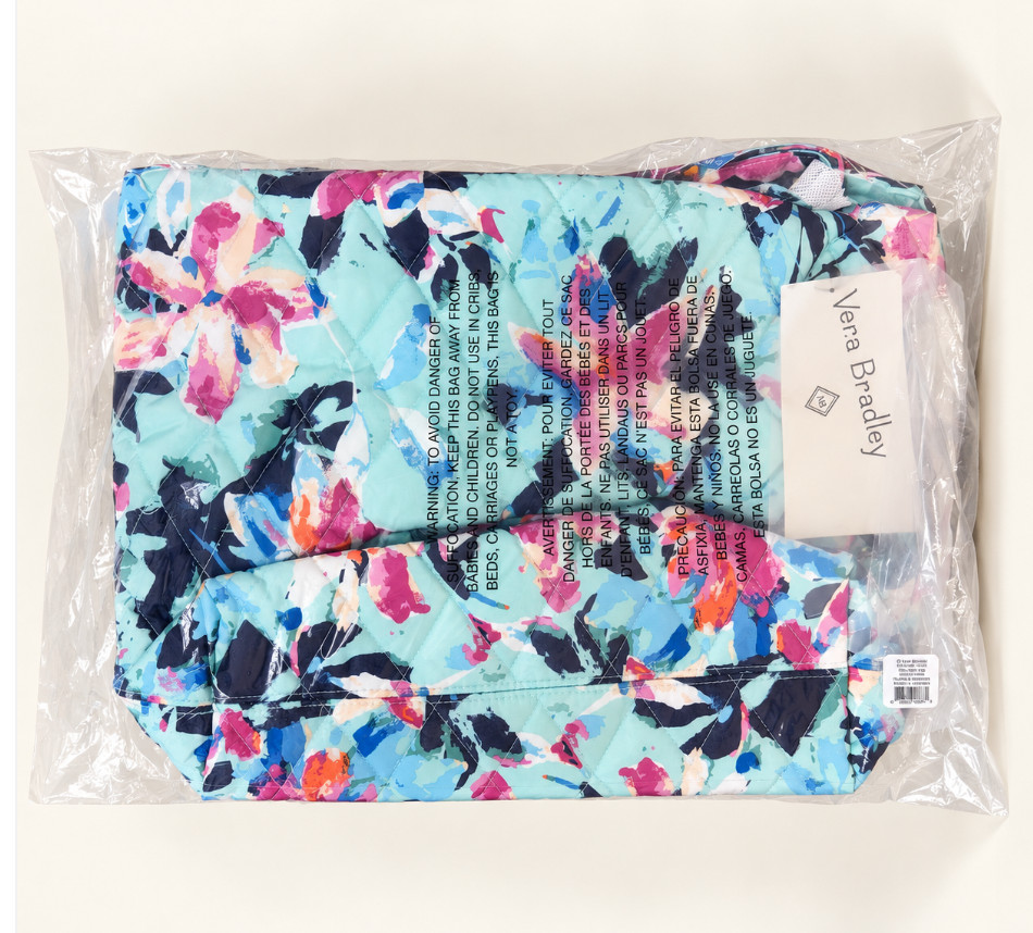Vera Bradley Ultralight Hobo Shoulder Bag Floating Blossoms Floral NWT