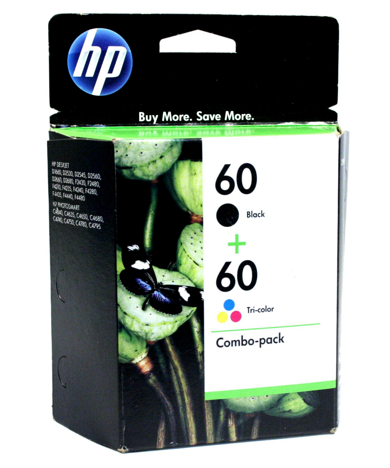 2PK Genuine HP 60 Ink Cartridge for DeskJet D2530 D2545 F4440 F4580 EXP DATE