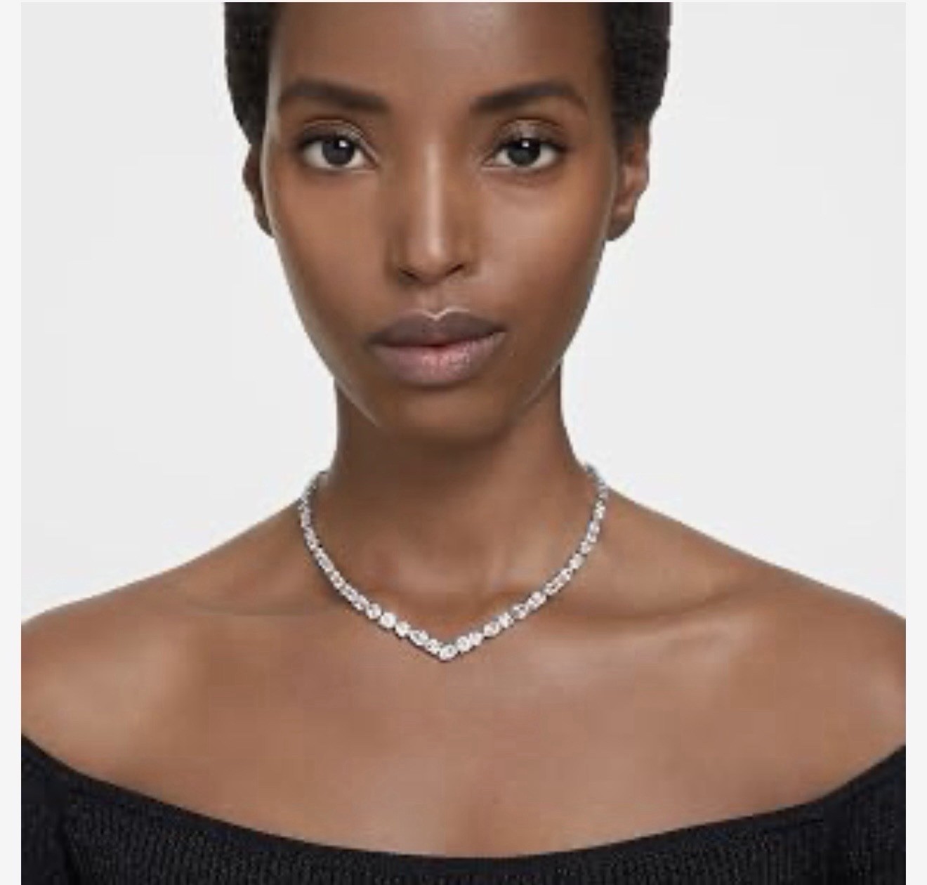 Swarovski Mesmera  Necklace Silver Color