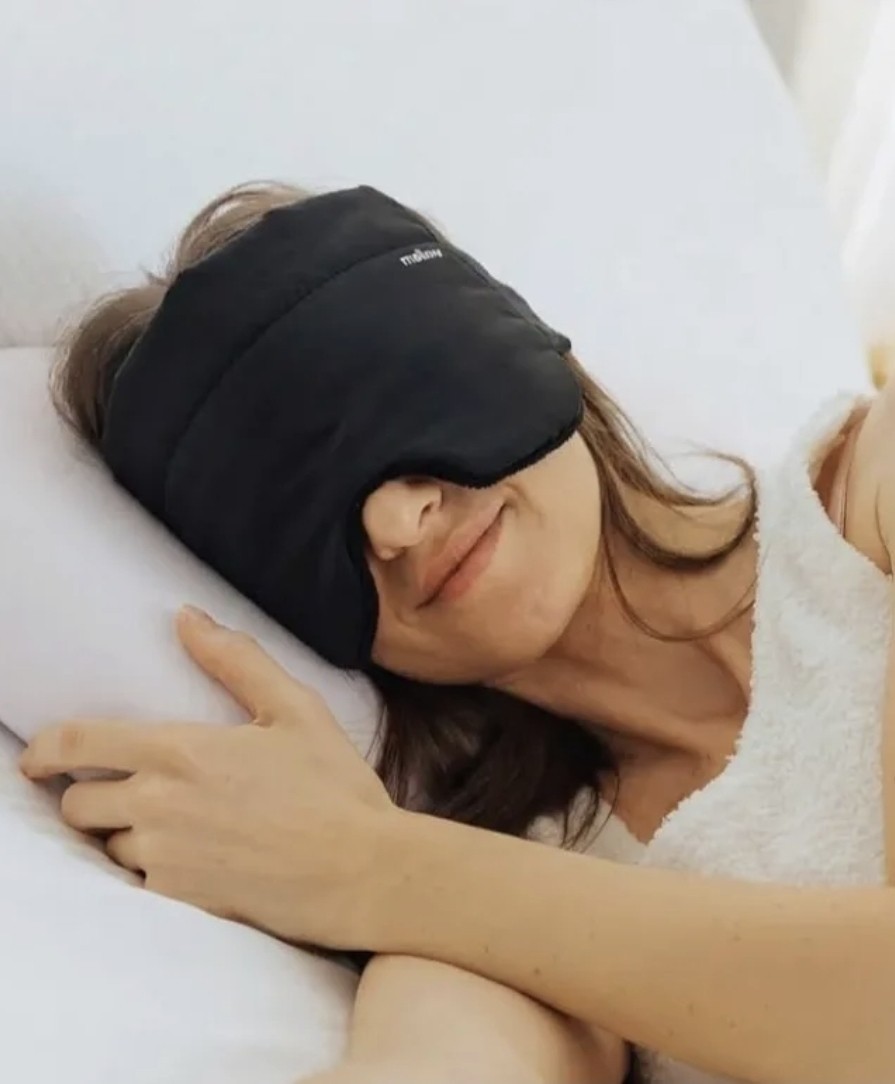 Black Mellow Weighted Warm and Cool Sleep Mask Black Mellow Weighted Warm and Cool Sleep Mask