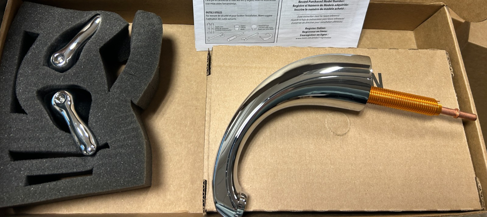 Moen 4945 Chateau 1.2 GPM 2 Handle Widespread Bathroom Faucet Chrome
