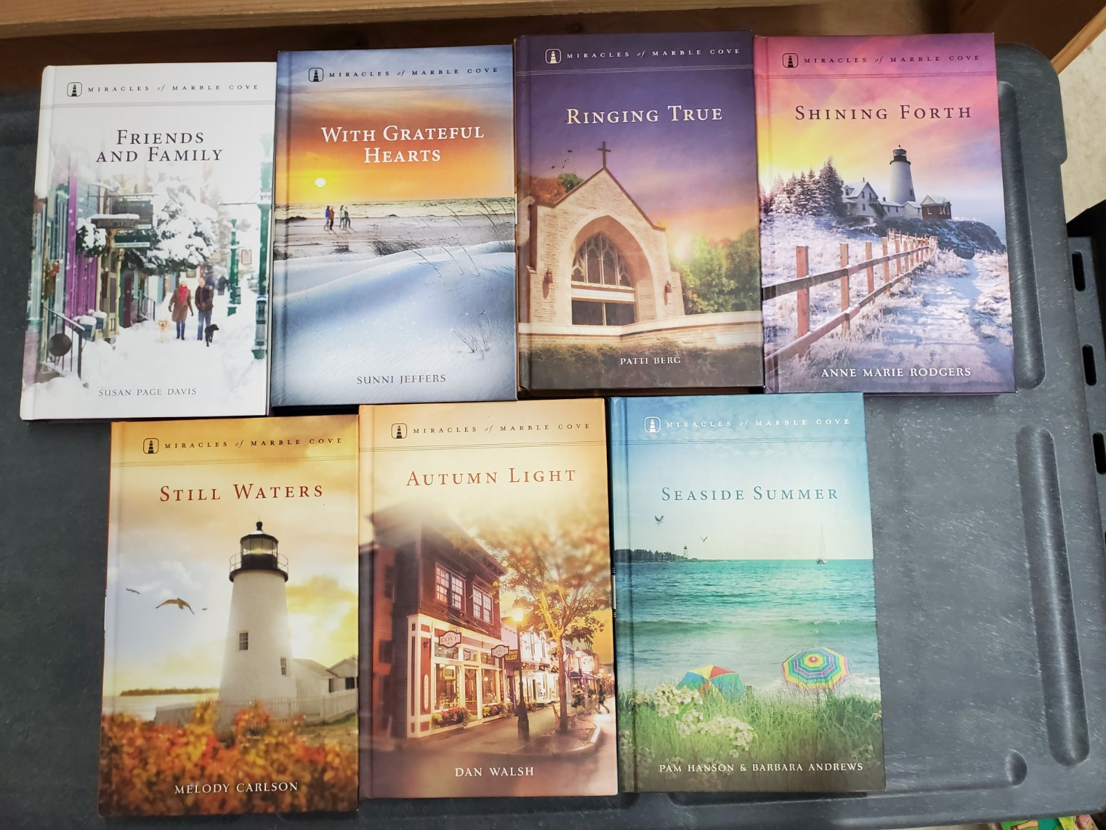 Lot of 7 Miracles of Marble Cove Hardcover Books Fiction Bundle