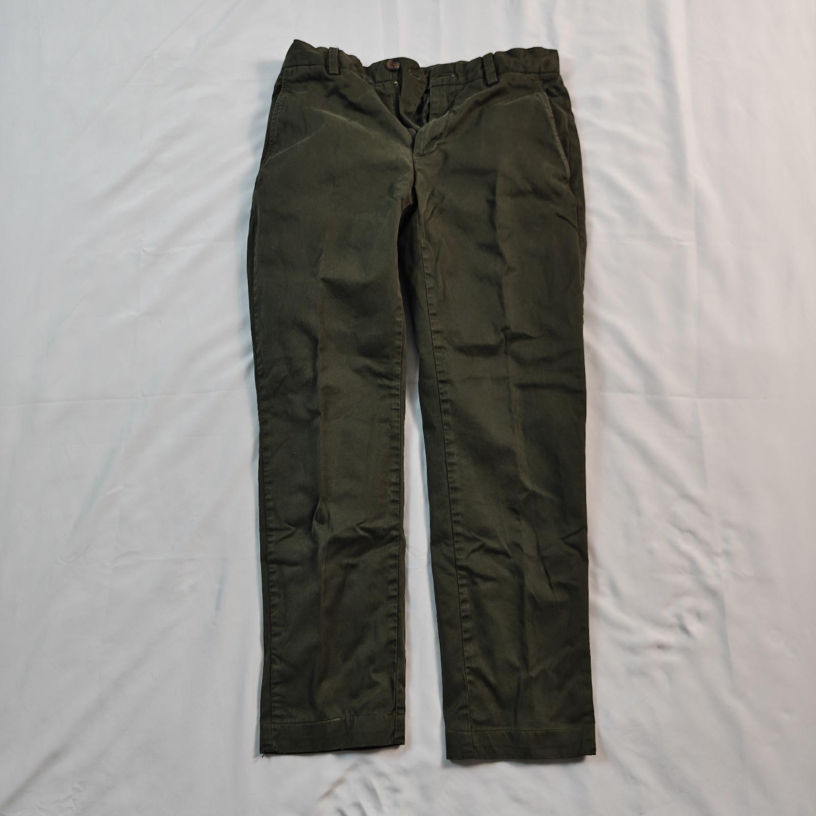 Lot of 2 Brooks Brothers Red Fleece Chinos Khaki And Olive Green Hemmed=30x27 Lot of 2 Brooks Brothers Red Fleece Chinos Khaki And Olive Green Hemmed=30x27