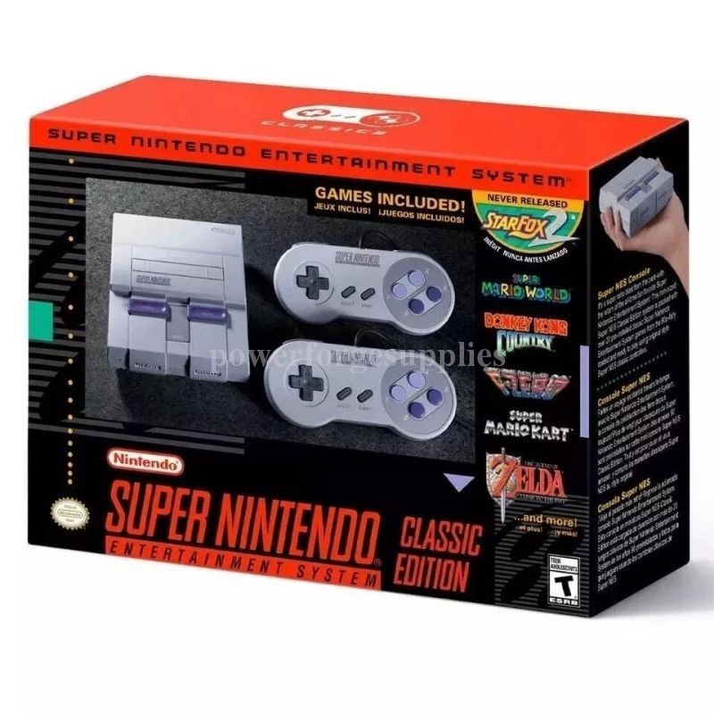 1:1 clone Super Classic Mini Entertainment System SNES Included 21 Games 1SET
