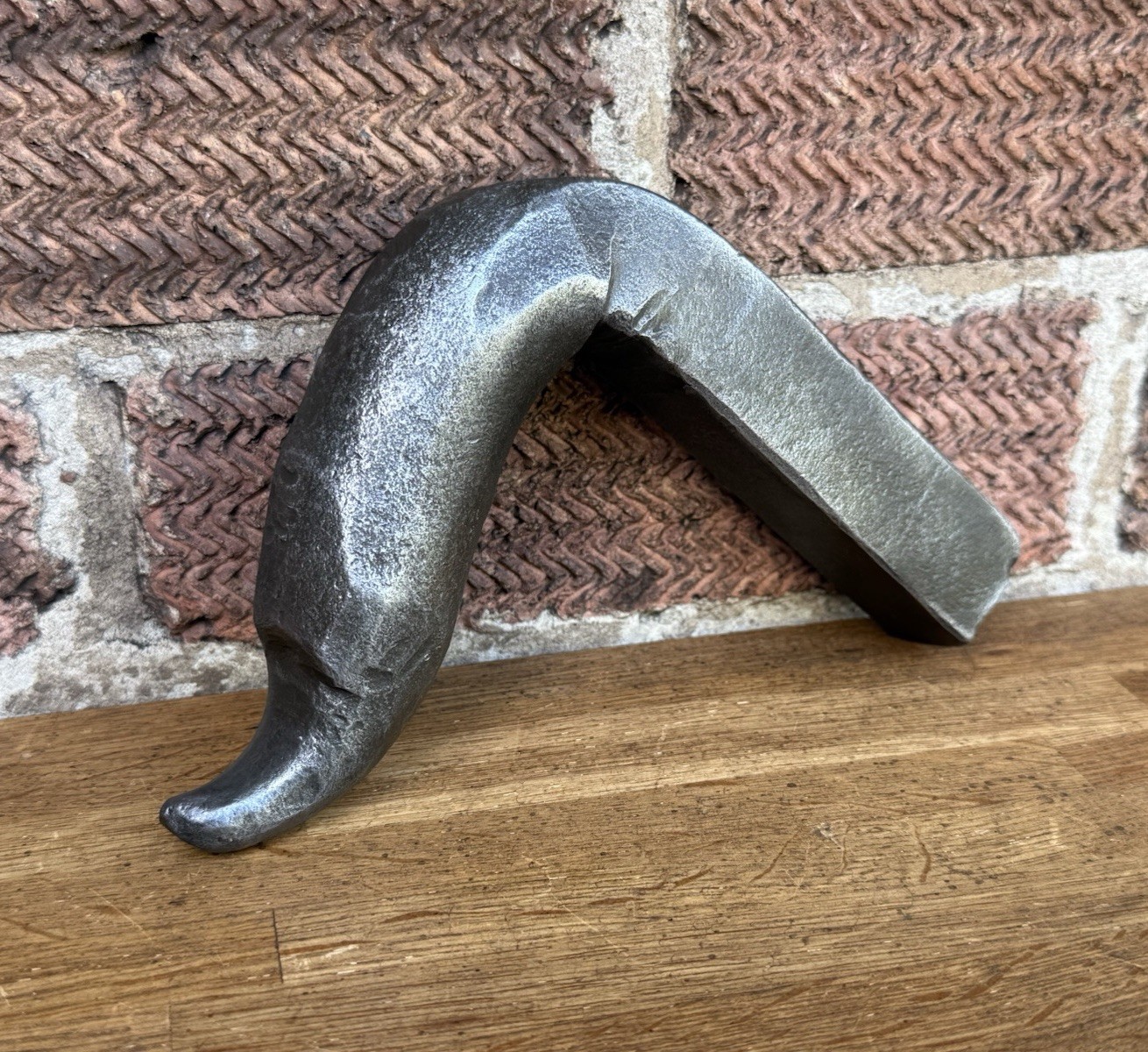 Vintage Unusual Lambs Tongue Swan Neck Hardy Stake Anvil Blacksmith Tool Vintage Unusual Lambs Tongue Swan Neck Hardy Stake Anvil Blacksmith Tool