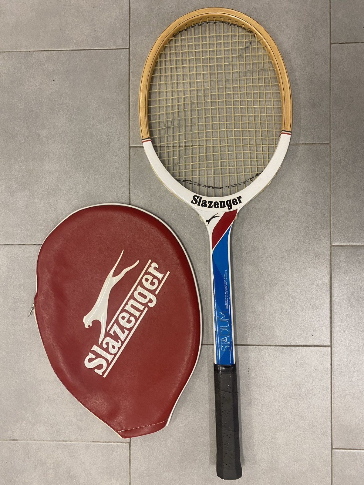 Vintage Slazenger Stadium Tennis Racket Vintage Slazenger Stadium Tennis Racket