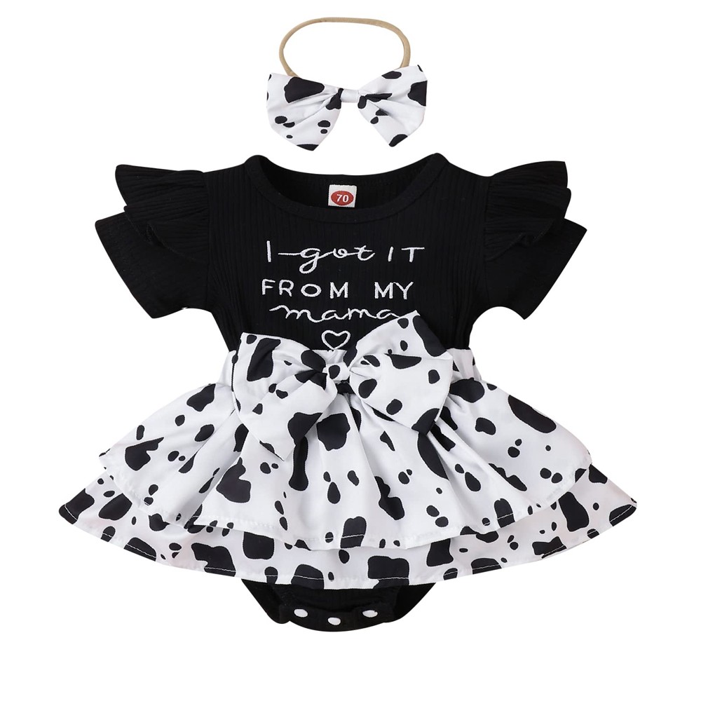 Newborn Baby Girls Floral Romper Jumpsuit Headband Clothes Bodysuit Outfits Set