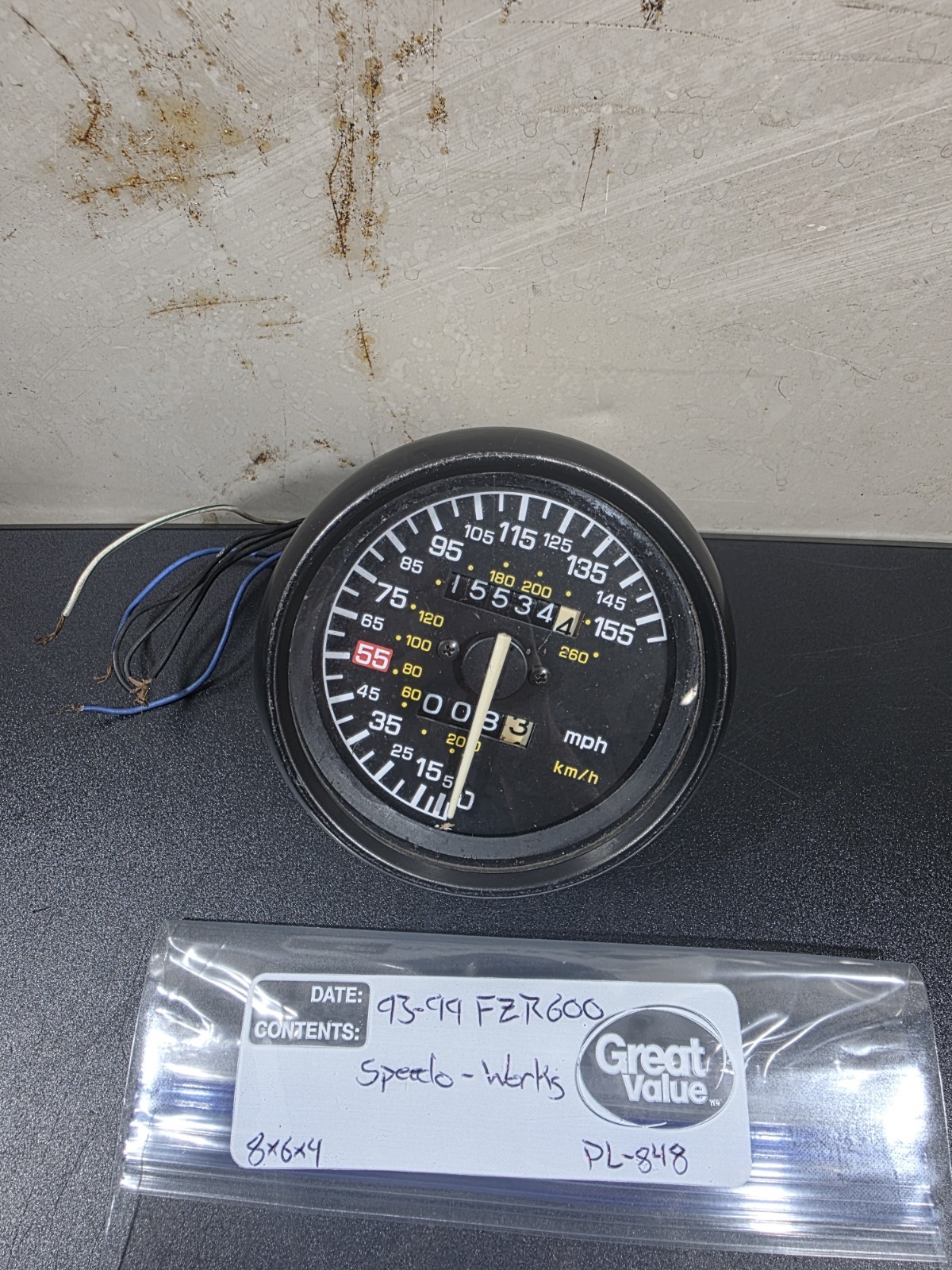 93-99 Yamaha FZR 600 FZR600 Speedometer Speedo #PL-848