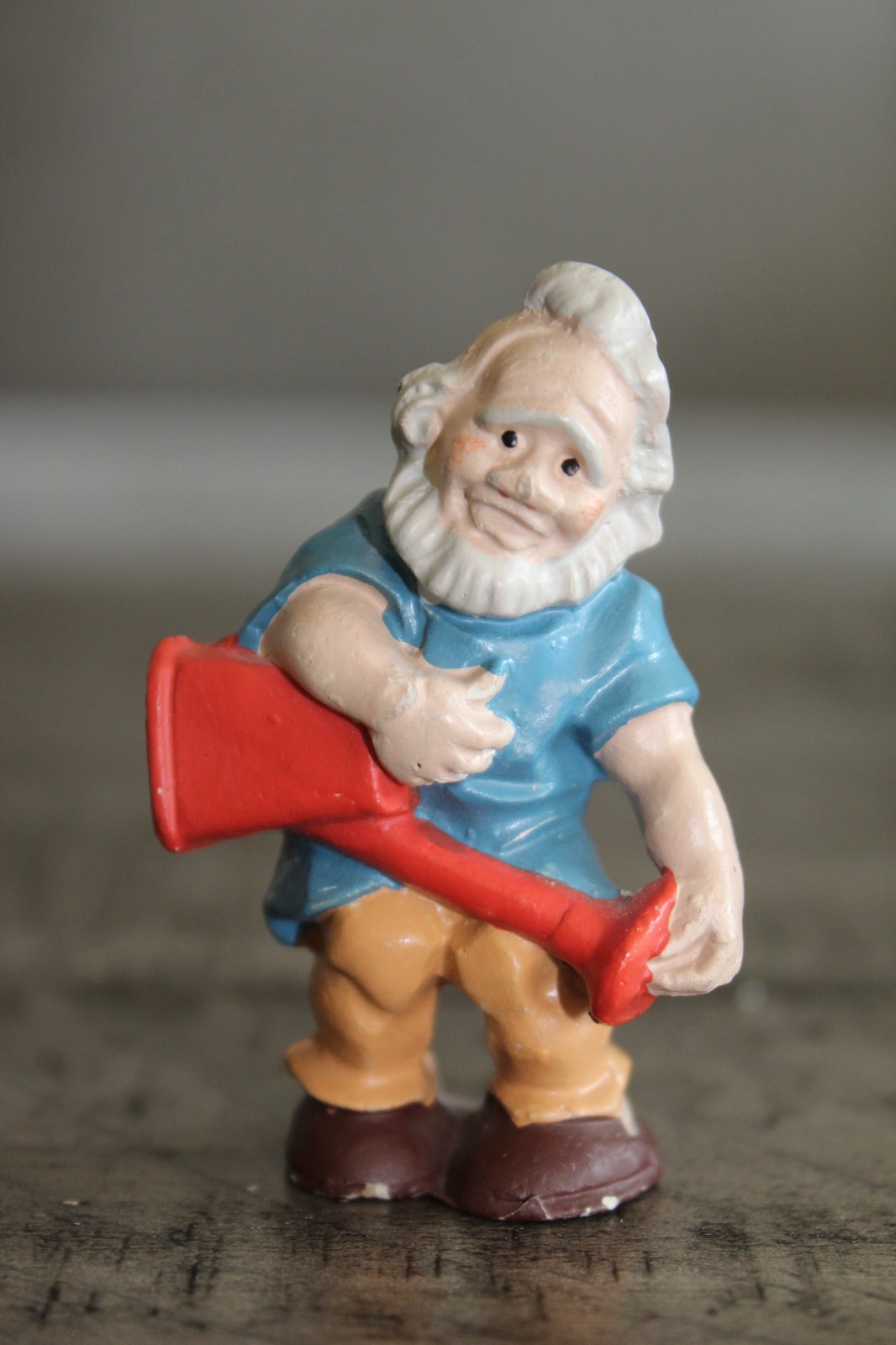 Antique 1930s Gnome Germany Composition Paper Mache 2.5 Antique 1930s Gnome Germany Composition Paper Mache 2.5