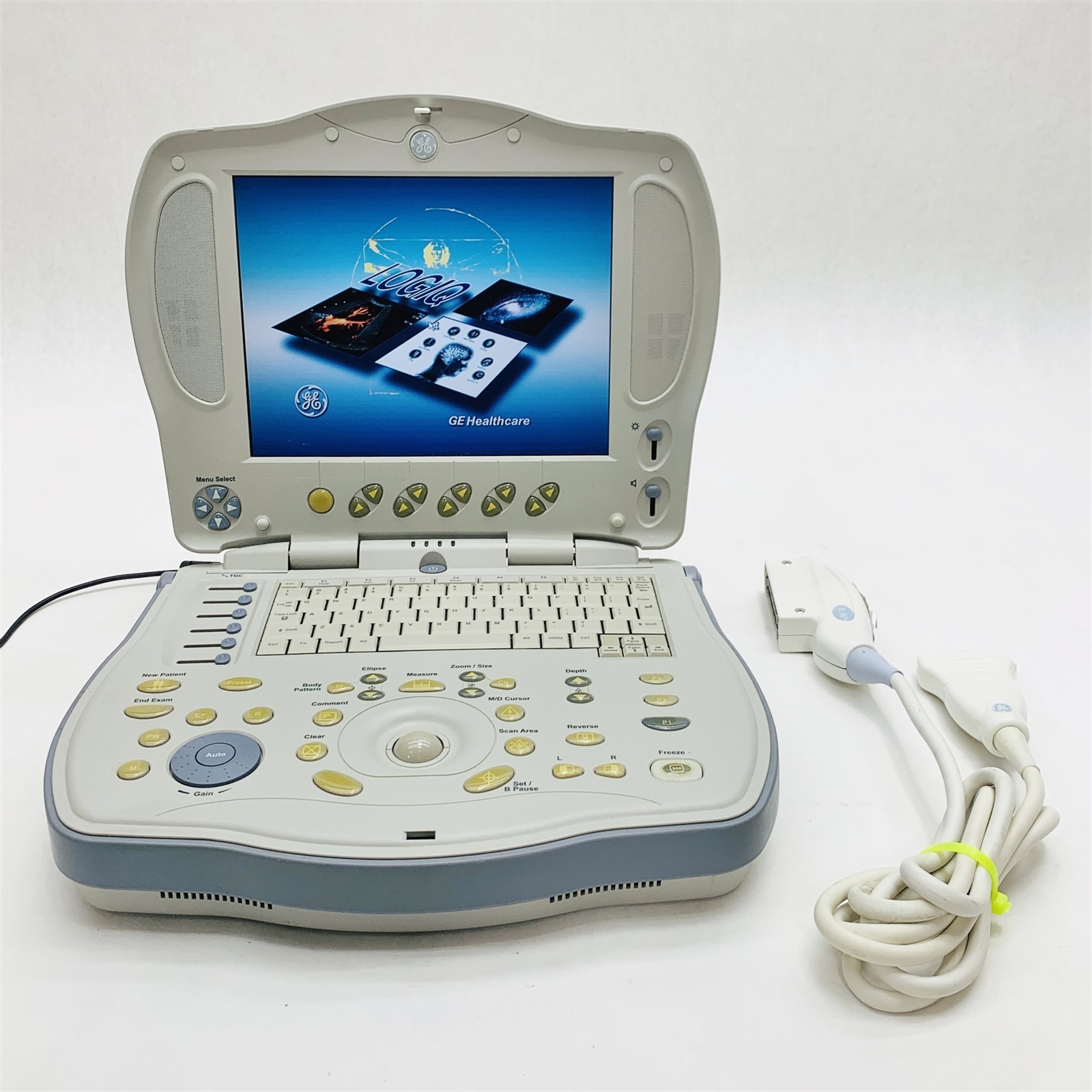 GE Medical Logiq Book XP Portable Ultrasound Machine Ref: 2410790 w/ 8L-RS Probe