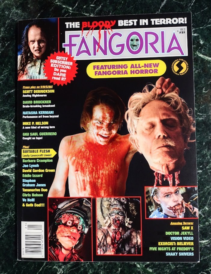 FANGORIA - Vol. 2, Issue 21 - October 2023, Subscriber Exclusive Cover - NEW FANGORIA - Vol. 2, Issue 21 - October 2023, Subscriber Exclusive Cover - NEW