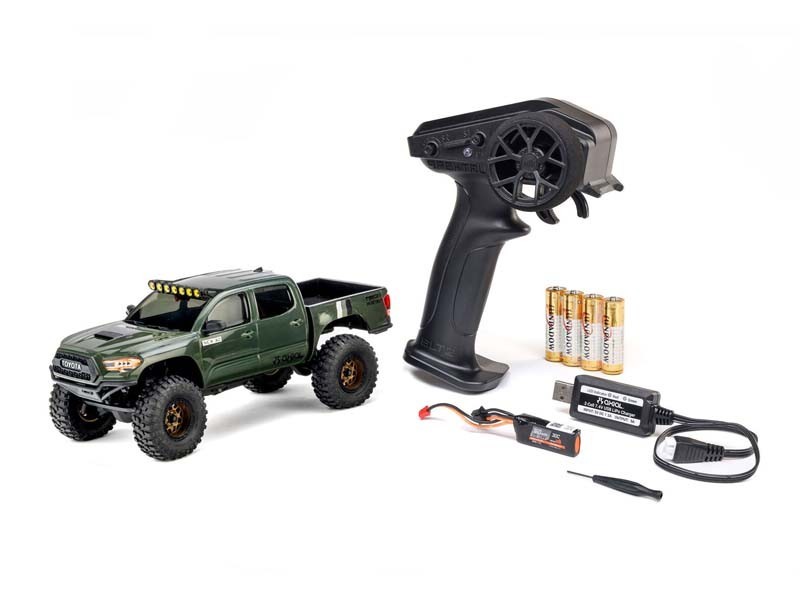 SCX30 Toyota Tacoma - Green w/Battery & Charger 1:30 Scale RC - Axial AXI-3289T1 SCX30 Toyota Tacoma - Green w/Battery & Charger 1:30 Scale RC - Axial AXI-3289T1