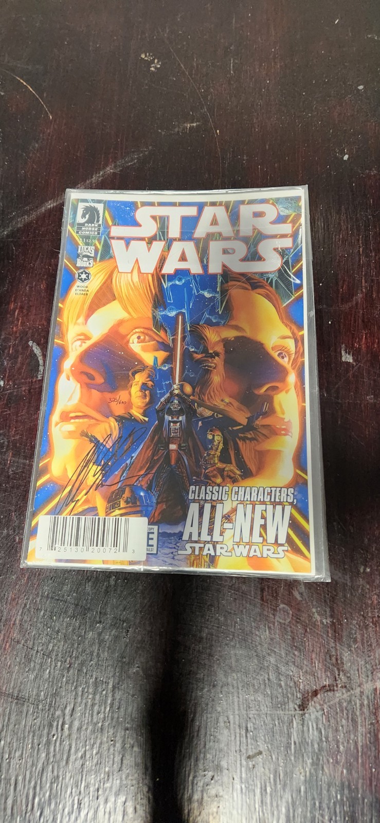 Star Wars #1 2013 Dark Horse Alex Ross SIGNED Dynamic Forces 325/600 COA