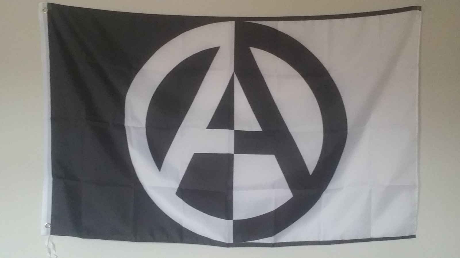 Anarcho- Pacifism Large 3x5Ft Flag Anarcho-Primitivism Flag Antifa Antifascist