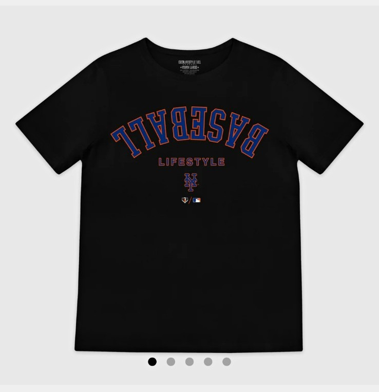 Baseball Lifestyle 101 New York Mets Upside Down Youth T-Shirt Black- Youth L Baseball Lifestyle 101 New York Mets Upside Down Youth T-Shirt Black- Youth L
