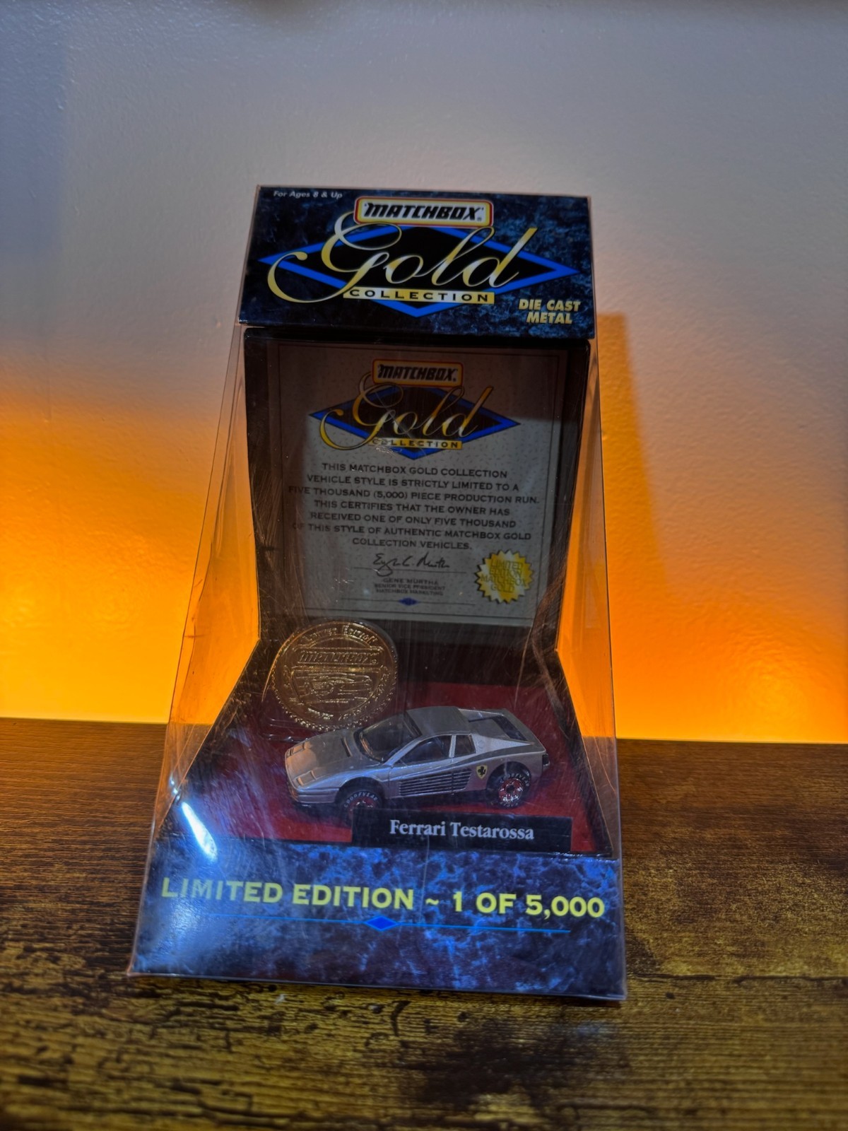 Matchbox Gold Collection Ferrari Testarossa #42740 New Matchbox Gold Collection Ferrari Testarossa #42740 New