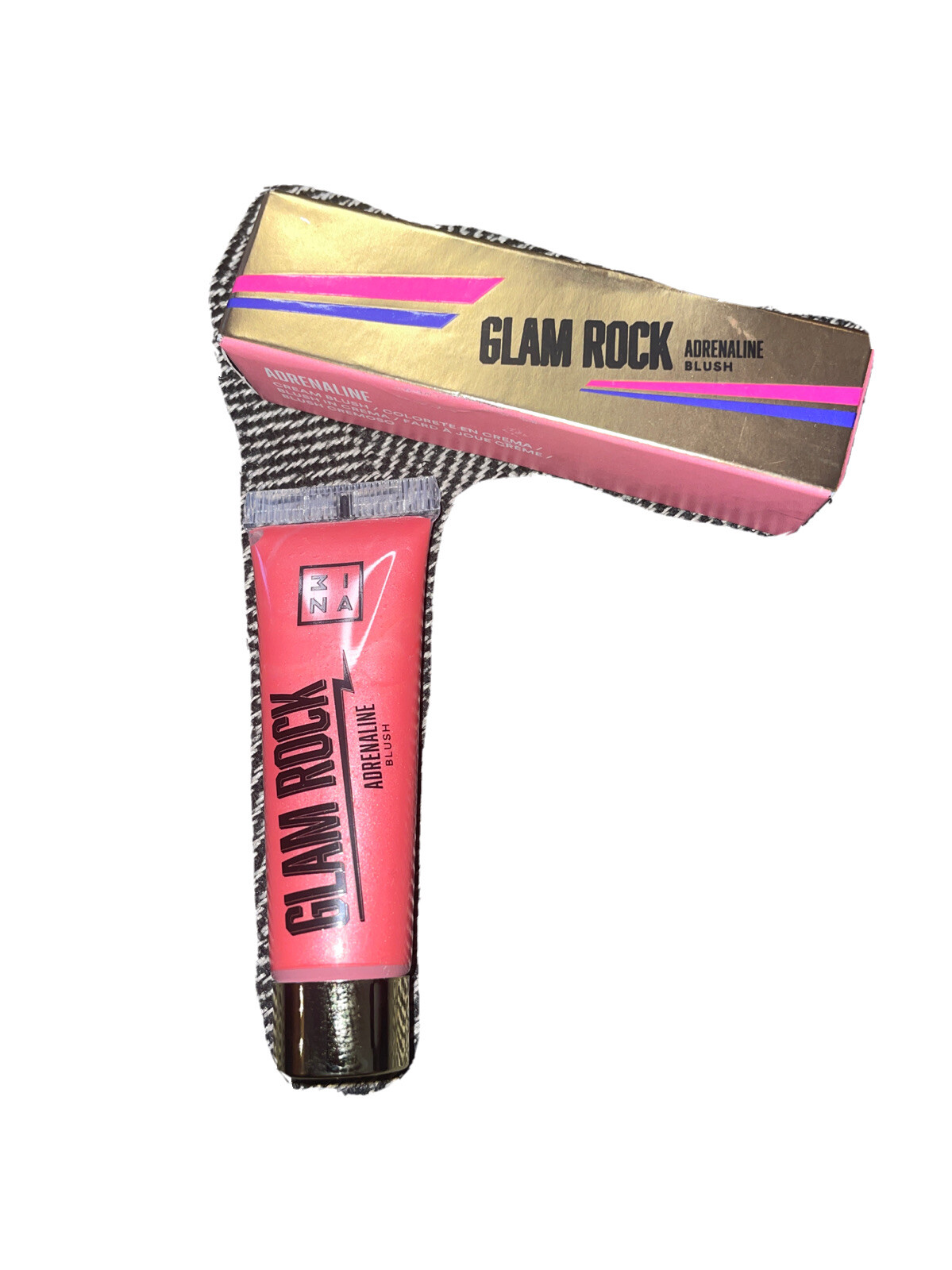 3INA Mina Glam Rock Cream Blush in ADRENALINE (pink) 12mL / 0.41oz NIB 3INA Mina Glam Rock Cream Blush in ADRENALINE (pink) 12mL / 0.41oz NIB