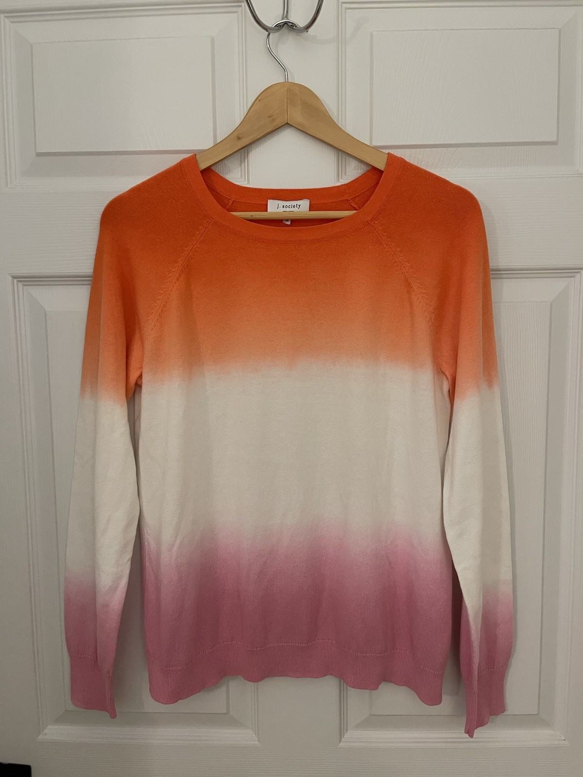 J Society NY Colorful Womens M Cotton Lightweight Breathable Pullover Excellent