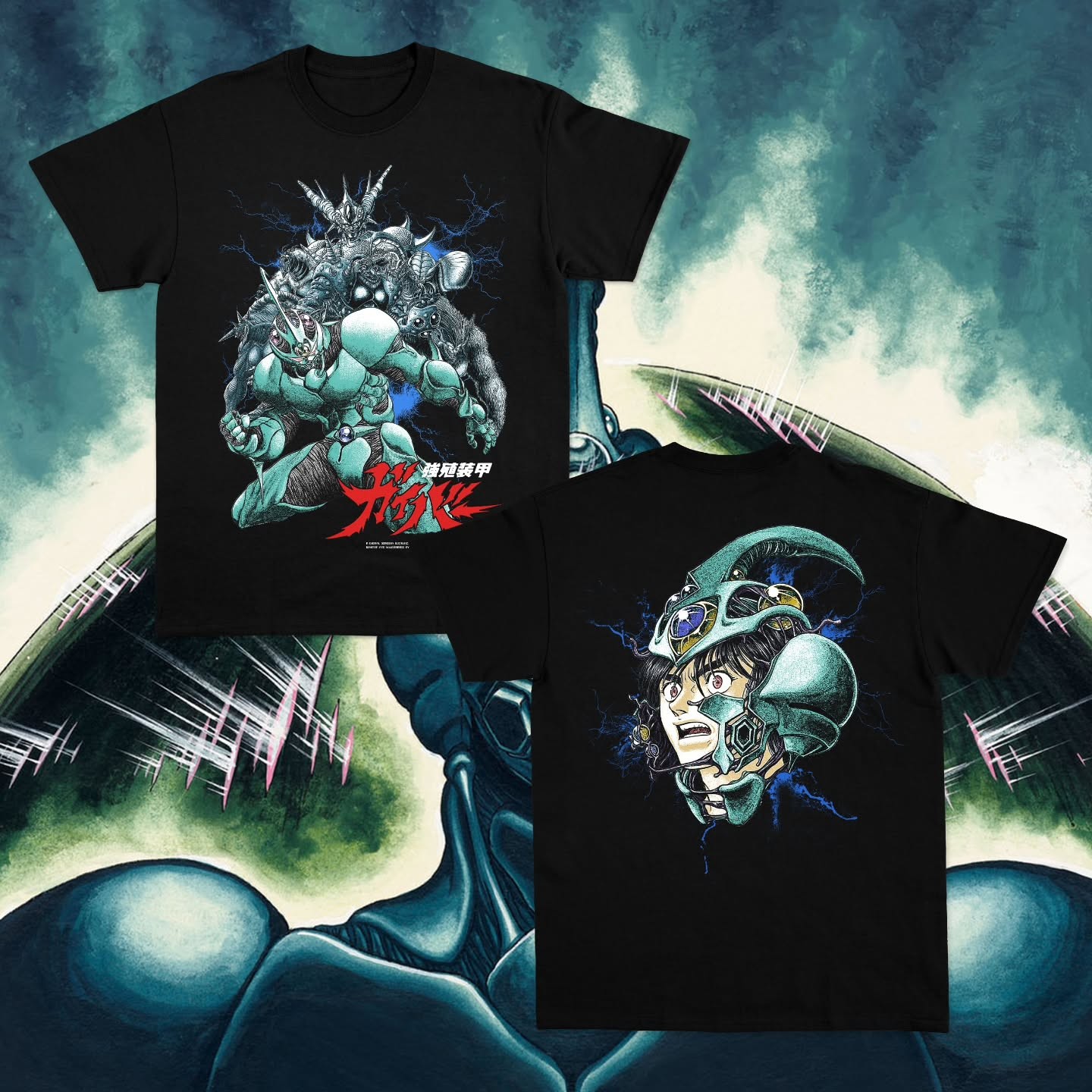 Monarch Wear Guyver T-Shirt Bio Booster Armor Manga Black