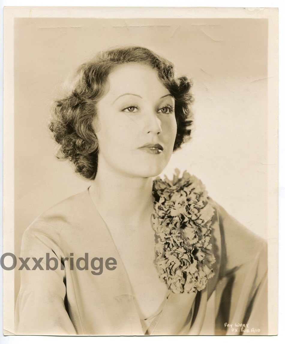 Fay Wray 1933 The Vampire Bat Horror Film Majestic Pictures Original Photo J5585