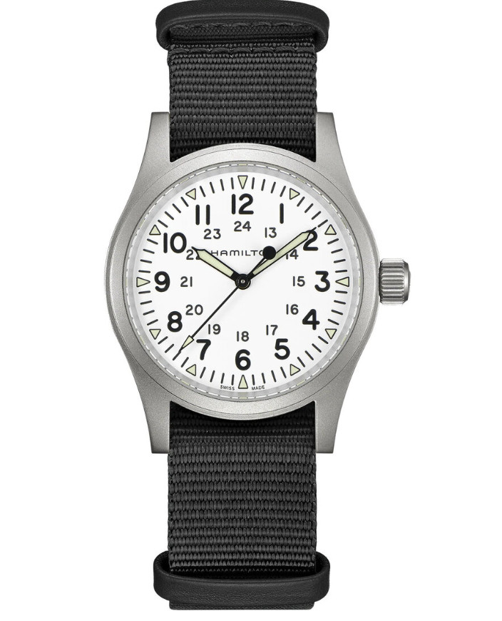 Hamilton Khaki Field Mechanical White Dial 38mm Men\'s Watch H69439910