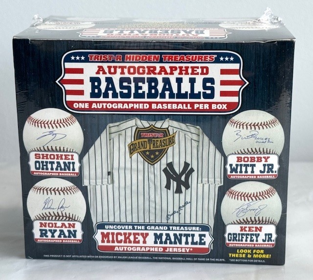 Brand New 2025 TRISTAR HIDDEN TREASURES AUTOGRAPHED BASEBALL MLB BLIND BOX
