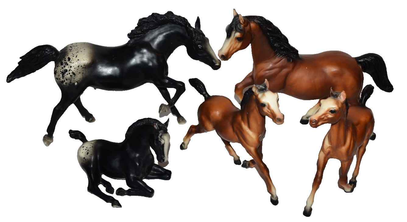 Breyer Vintage  Horse Family Lot  Mare Foal pony 2 sets SEE PHOTOS
