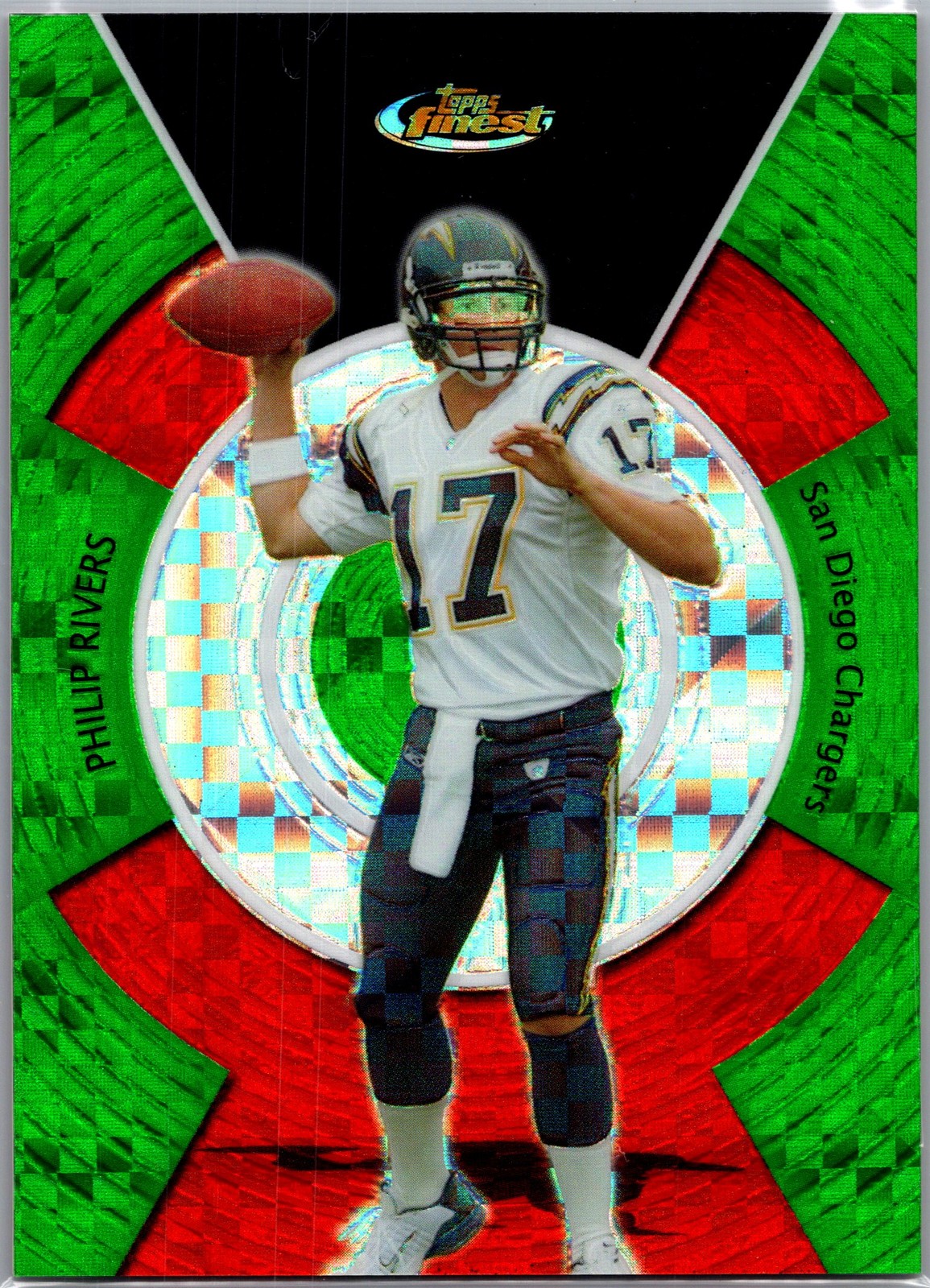 2005 Finest #97 Philip Rivers Green Xfractors #/50