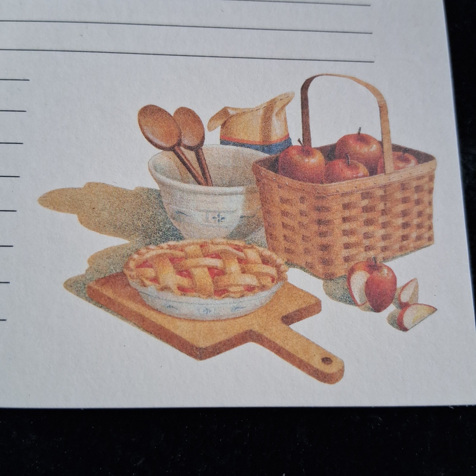 1994 Longaberger Shades of Autumn RECIPE CARDS 4\