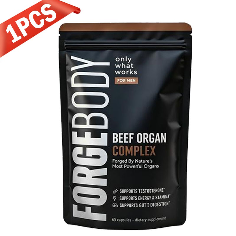 3X FORGEBODY Beef Organ Complex 60 Capsules – Grass Fed Beef Organ Supplement US