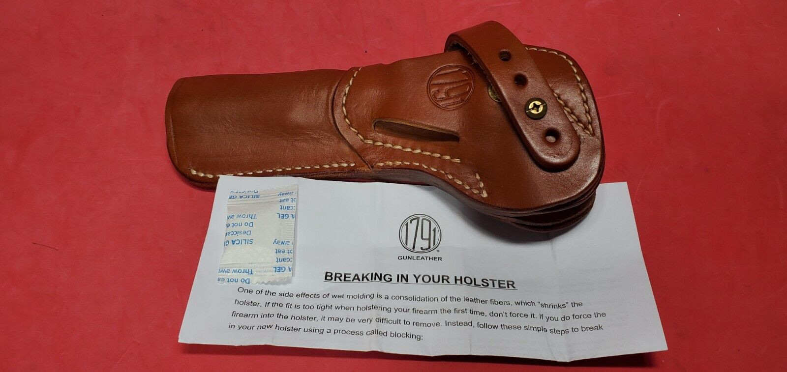 1791 Gunleather SA-RVH-6.5-CBR-A Brown Single Action Leather Revolver Holster 1791 Gunleather SA-RVH-6.5-CBR-A Brown Single Action Leather Revolver Holster