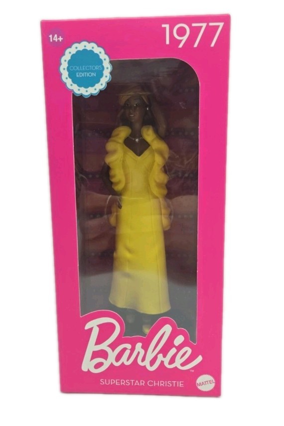 Barbie Superstar Christie 1977 Collector Figure Doll. 2025 Luppa/Mattel. New