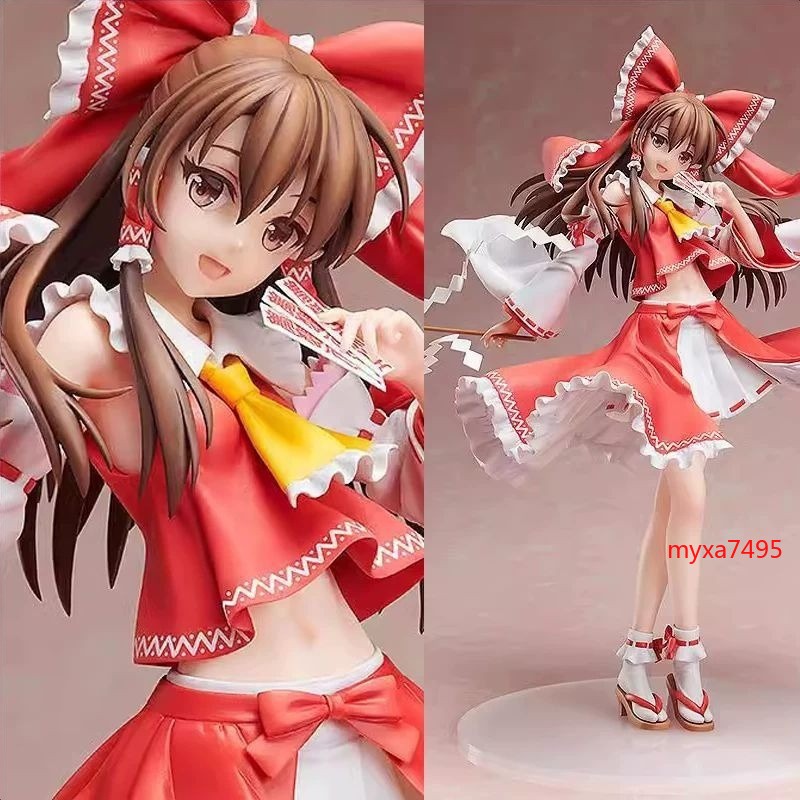 1/4 Anime Touhou Project Hakurei Reimu 16.9in Figure Model Desktop Ornament Gift