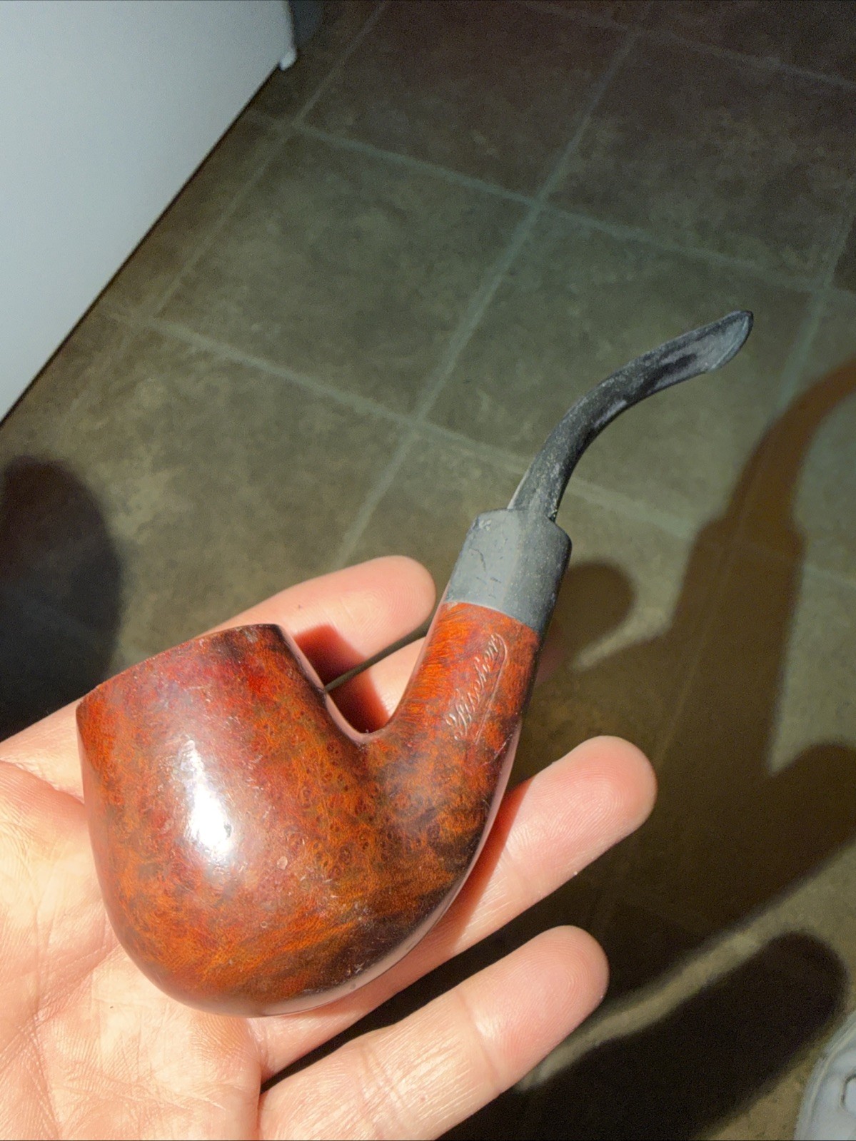 Vintage Fischer Briar Tobacco Pipe Buffalo NY Orchard Park Estate Smooth Grain