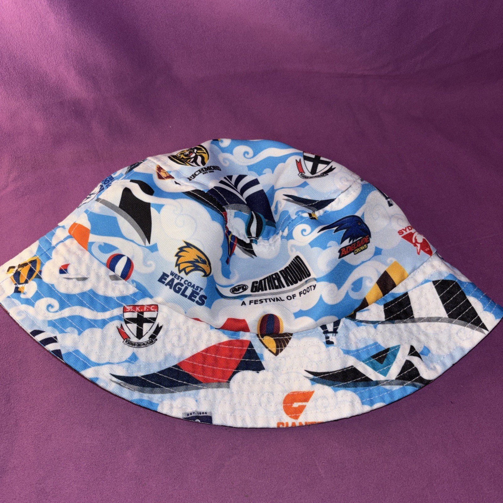 AFL Gather Round \'Sky High\' 2023 Bucket Hat – Inaugural Year – One Size AFL Gather Round \'Sky High\' 2023 Bucket Hat – Inaugural Year – One Size